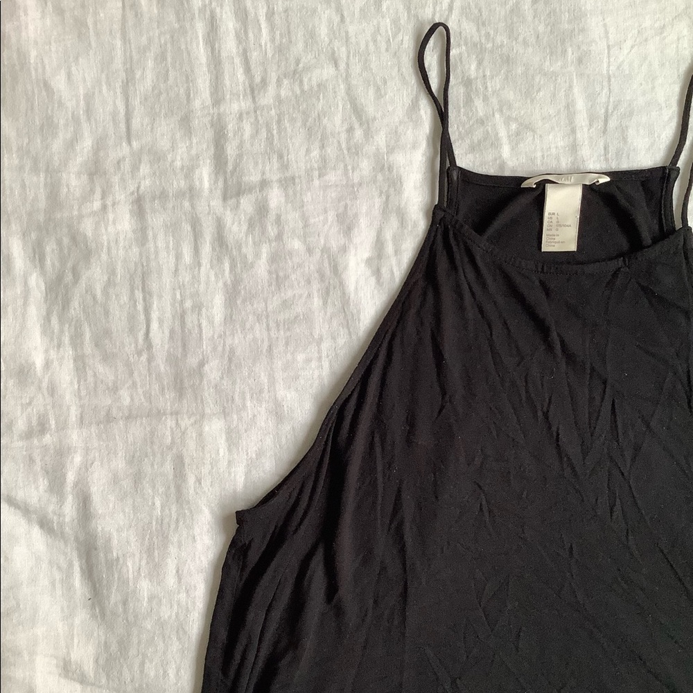 Black tank top